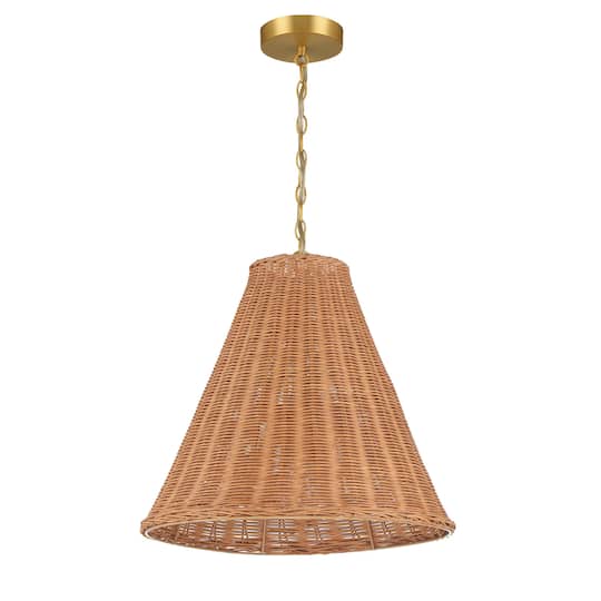 Hello Honey® Rattan Taper Pendant Light
